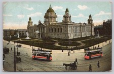 City Hall Belfast street cars