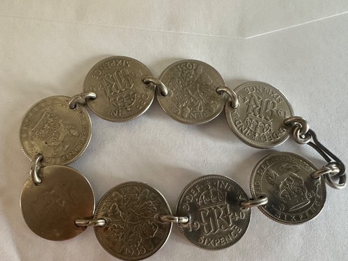 Vintage british x sixpence - vintage,
