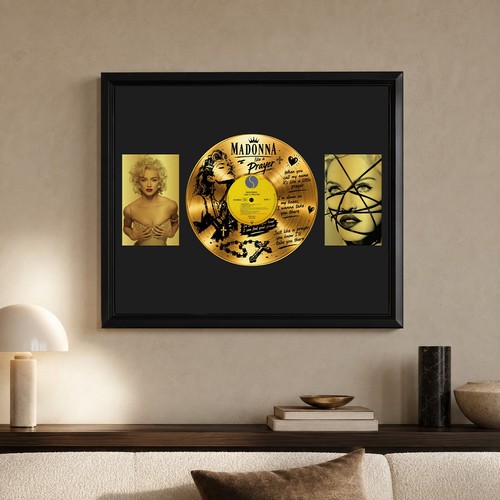 Madonna gold record display - madonna,