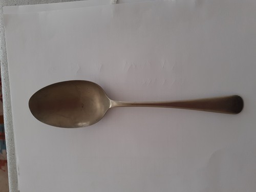 Vintage table spoon engraved - table,