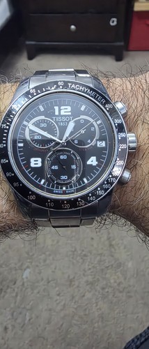 Tissot sport v8 black dial - tissot,