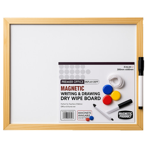 Magnetic whiteboard 40cmx30cm - magnetic,