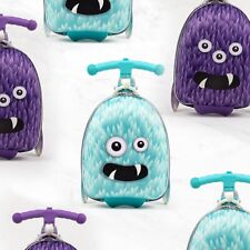 Monster Scuit Case - Kids Scooter Suitcase Bag for Travel, Holiday Luggage Cabin