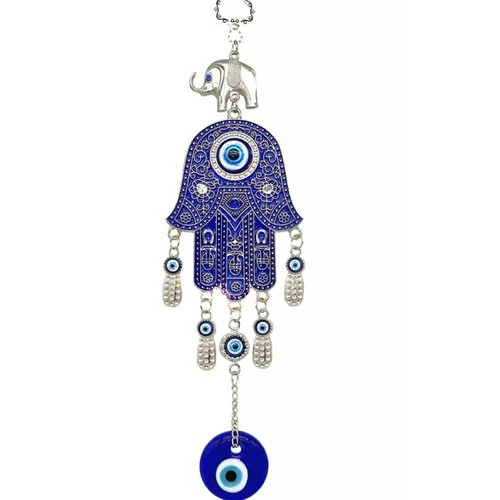 Turkish blue evil eye - blue,