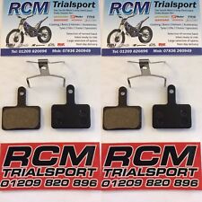 2x 12.5" 24V OSET RACING CABLE DISC BRAKE PADS 2014-on Electric TRIALS BIKE