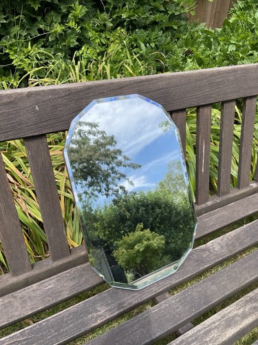 Bevelled frameless wall mirror - bevelled,