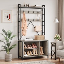 Industrial Coat Rack Stand