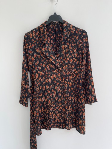 Zara work dress shirt - dress, double