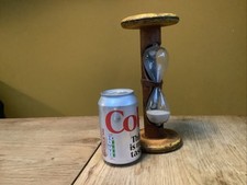 Vintage Large Wooden Bobbin Sand Timer