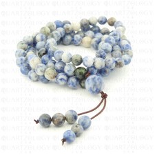 Sodalite 108 mala prayer beads - sodalite,