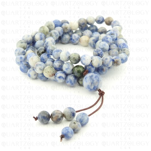 Sodalite 108 mala prayer - mala, beads