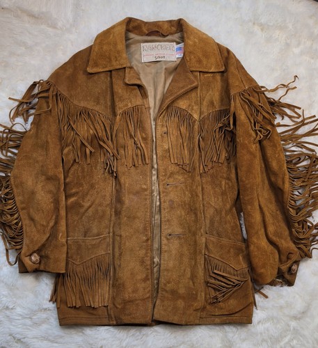 Vtg 70s schott - 70s, suede