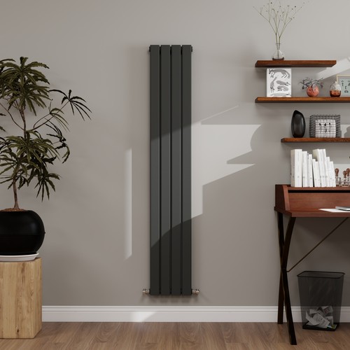 Anthracite radiator flat - anthracite,