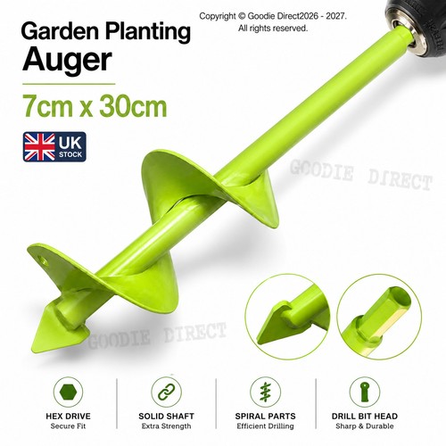 Garden planting auger 7cm - garden,