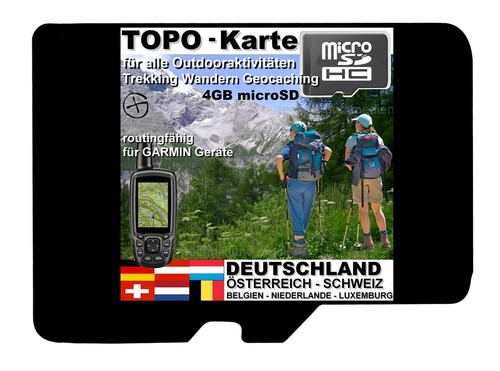 Topo card 4gb microsd germany - card,