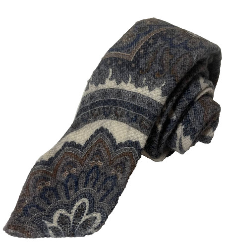 Suitsupply wool paisley tie - wool,