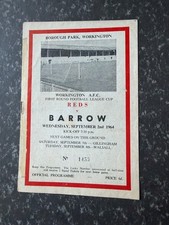 Workington v Barrow 1964/65