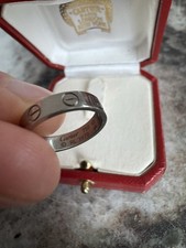 Cartier Love Ring White Gold