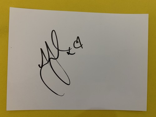 Carly telford signed - signed, 7x5