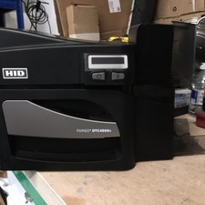 HID Fargo DTC4500E FD ID Card Printer - With Power Supply