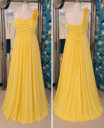 3xyellow one shoulder - 3xyellow, one-shoulder