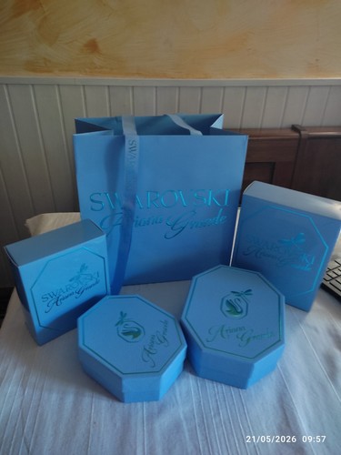 Swarovski packaging light - swarovski, blue