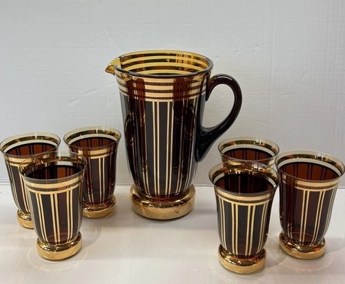 Art deco amber glass - art, 6