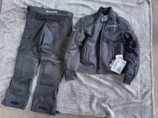 Duchinni waterproof motorcycle rain trousers L and jacket XL