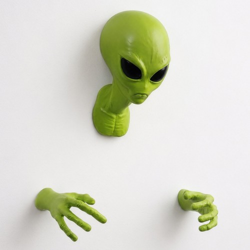 Alien wall sculpture halloween - alien,