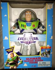 Buzz Lightyear 1990s Ultimate Talking Action Figure Vintage Toy Story boxed soun