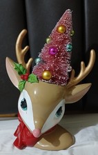 Tk Maxx Reindeer With Christmas Tree On Head