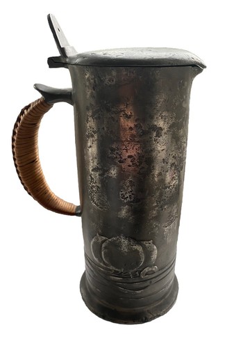 Antique pewter tankard - antique,