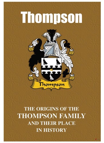 Thompson english surname - thompson,