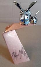 Owl and Baby Hallmarked Sterling Silver Miniature Nomi Design