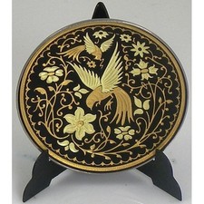 Damascene Gold Dove Design
