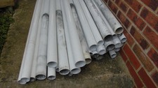 ALUMINIUM ROUND TUBE POLE POST PIPE HOLLOW 3460mm LONG 50.5/65.5 OR 75.1mm 2.5mm