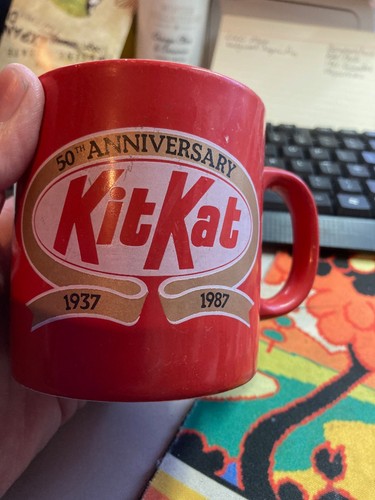 Vintage kit kat mug red - vintage, 50th