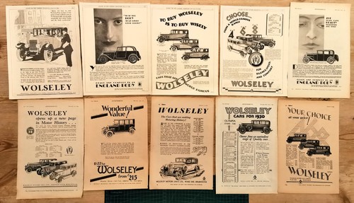 Wolseley cars 1920s 10 - -,