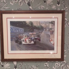 Ayrton Senna print by Alan