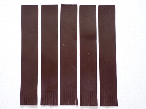 Brown leather blank - x,