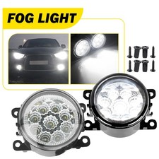 2x 9 LEDs Round Front Fog