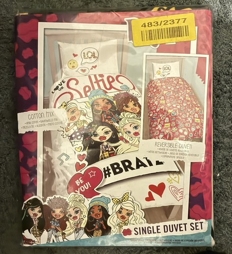 Bratz single reversible - bratz, pink