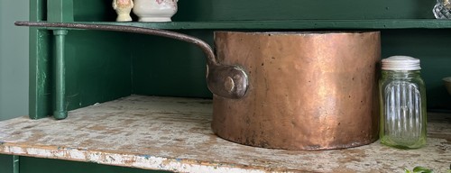 Antique french large copper - antique,