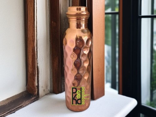 Pure copper diamond cut water - pure,