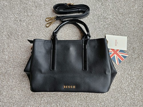 Bessie london black handbag - bessie,
