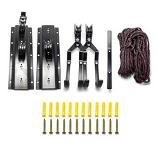 Garage Ceiling Bike Hoist System - Pulley Storage with Bike Hangers,6338