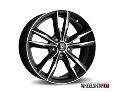 Reds Fast R17 5x114.3 alloy wheels 4x 17 inch Satin Black Machined rims