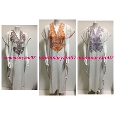 Kaftan Abaya Jalabiya Jilbab Fancy Ladies Islamic Maxi Dress