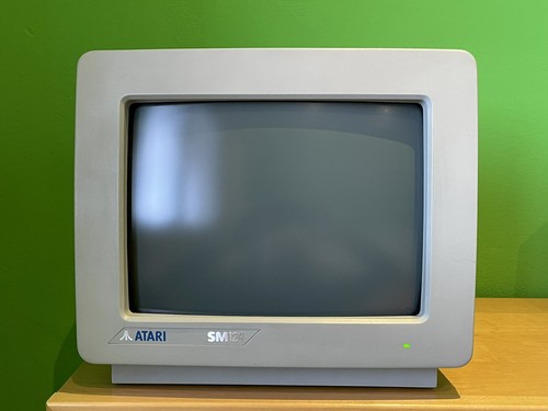 Atari 124 computer monitor - atari,