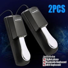 2X Yamaha Keyboard Digital Piano Damper Sustain Foot Pedal With Polarity Switch
